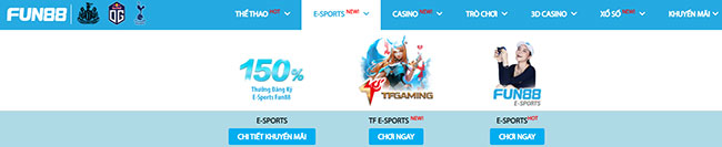 cá cược Esports tại Fun88 cá cược Esports
