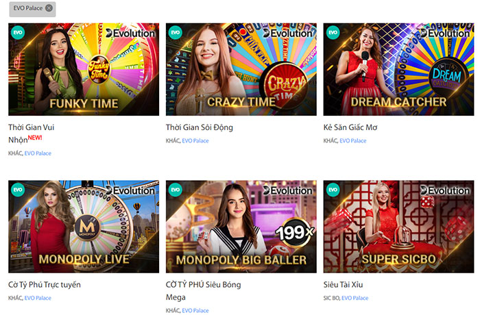 casino EVO Palace tại Fun88 casino EVO Palace tại Fun88