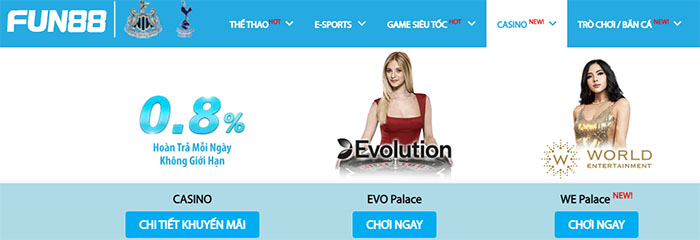 casino EVO Palace Fun88 casino EVO Palace Fun88