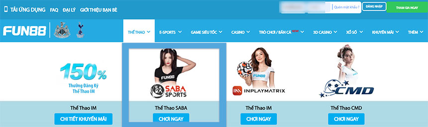 Thể Thao Saba Fun88 Thể Thao Saba Fun88